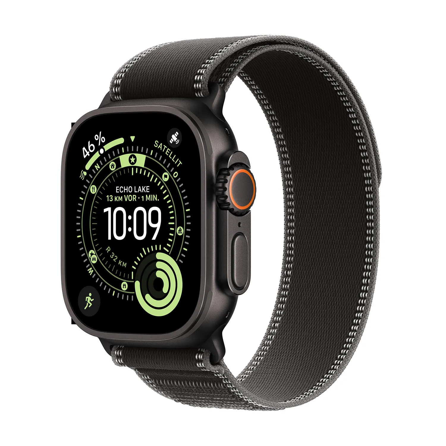Produktbild Apple Watch Ultra 3 Black Titanium Trail Loop Charcoal