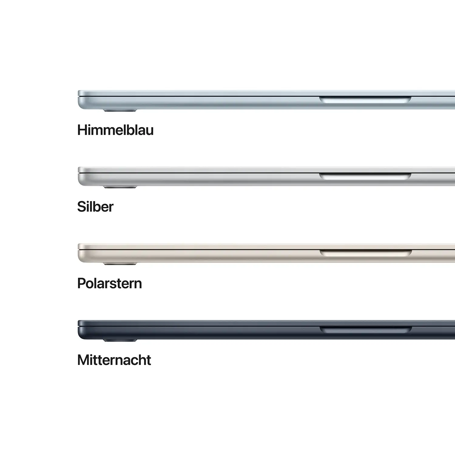 CTO // MacBook Air 15'' - M4 10-Core CPU - 10-Core GPU - Silber - 16GB - 512GBSSD - 70W USB-C Power Produktbild: Macbook air 15 inch m4 silber bild position 3