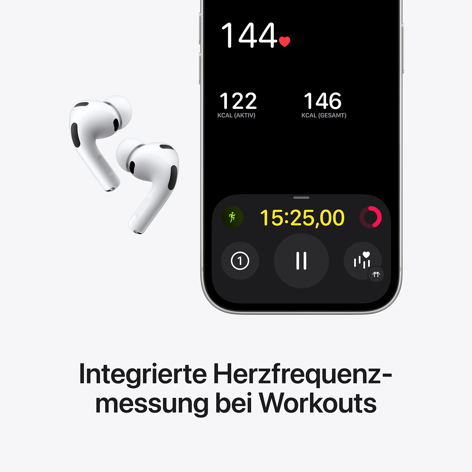 integrierte Herzfrequenzmessung