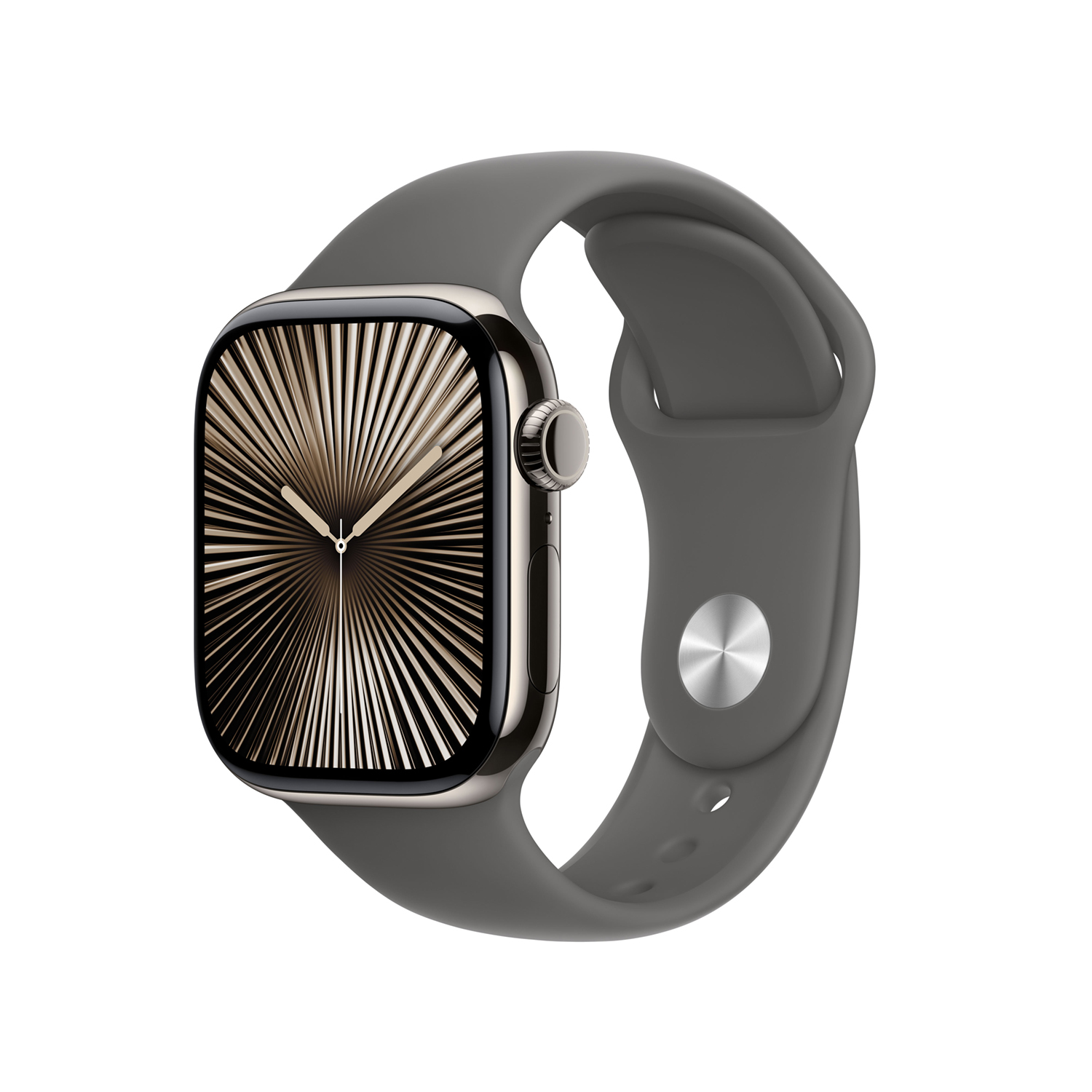 Produktbild: Apple watch series 10 42mm lte natur titanium sport band stone grau bild position 1