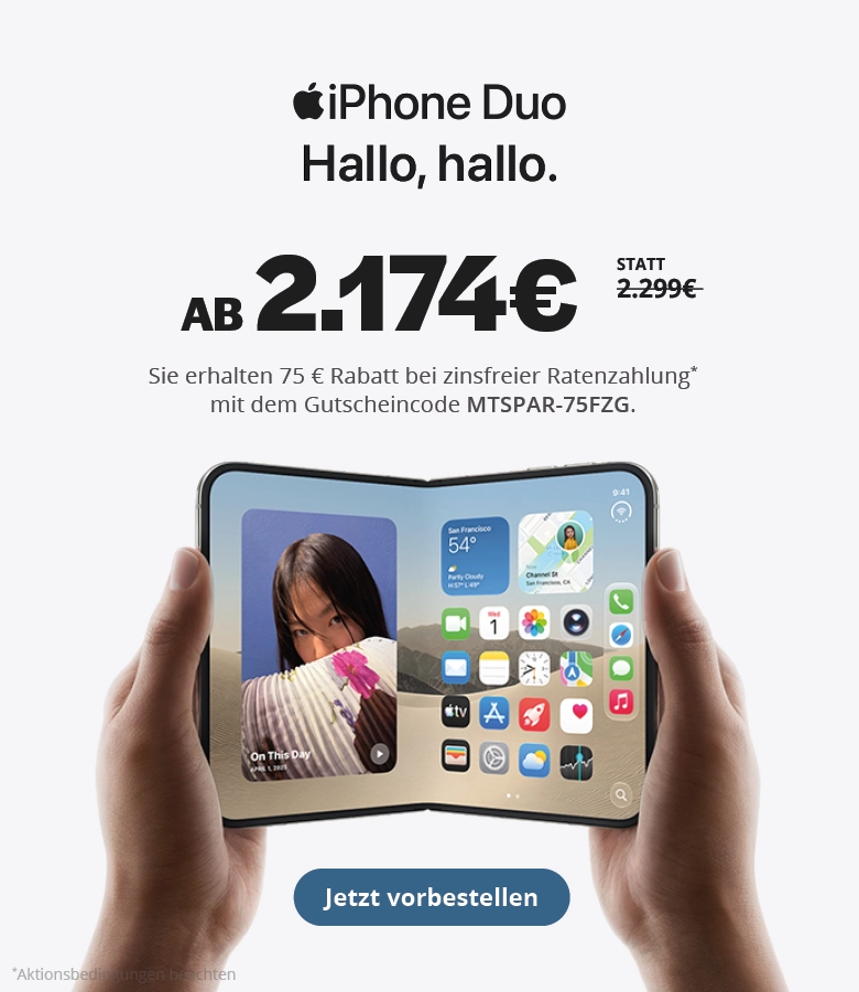 iPhone Duo jetzt vorbestellen